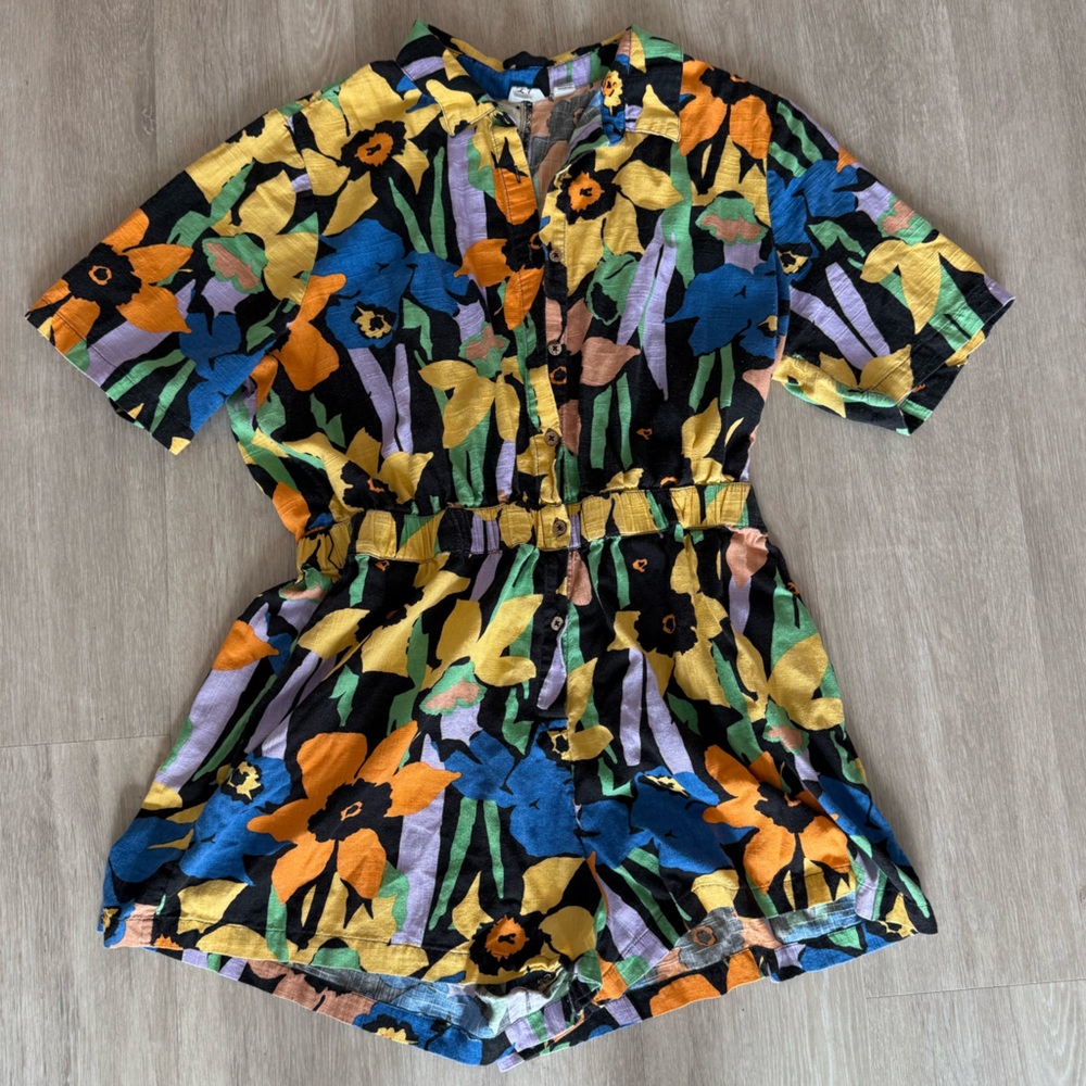 Roxy Floral Beachy Romper